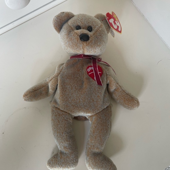 Ty 1999 Signature Bear Beanie Baby Original Retired Mint Condition Mint Tag - Picture 7 of 7